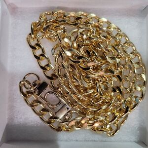 0024. New 36" long goldtone chain for handbag